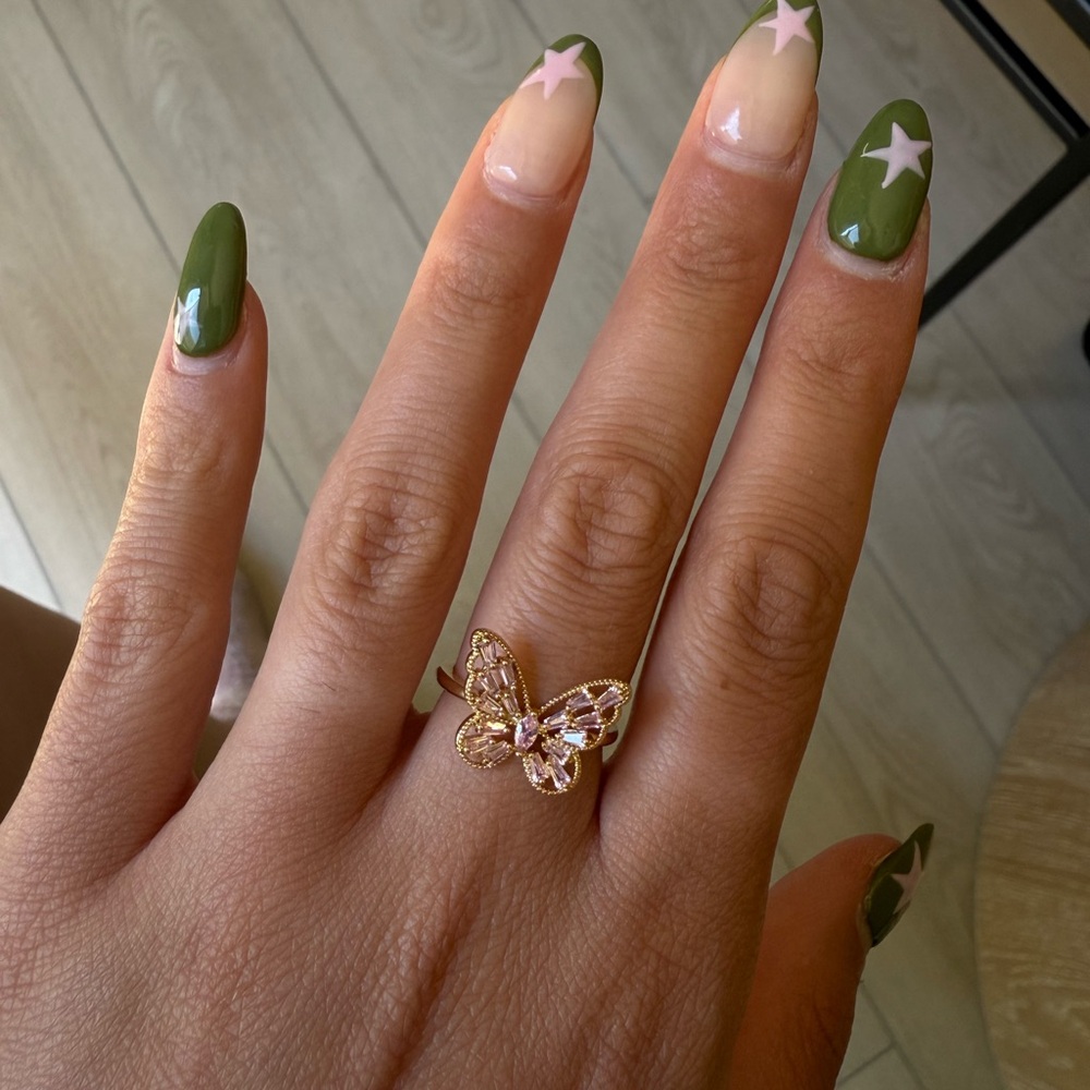 Gold Butterfly Ring